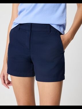 J. Crew Navy Women's Chino Shorts Size 4